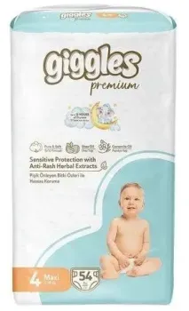 Giggles Premium Maxi 4 Jumbo Pack (54 шт)