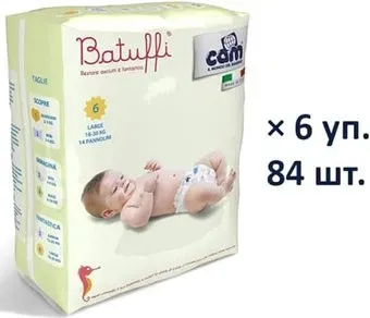 CAM Pannolino Batuffi Large 6 16-30 кг (84 шт)