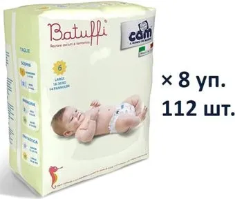 CAM Pannolino Batuffi Large 6 16-30 кг (112 шт)