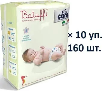 CAM Pannolino Batuffi Junior 5 12-25 кг (160 шт)