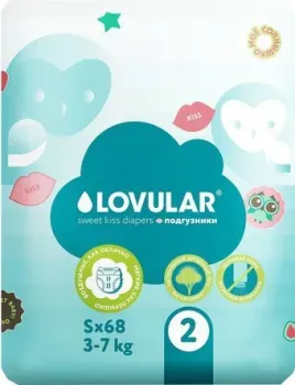 Lovular Sweet Kiss S 3-7 кг (68 шт)