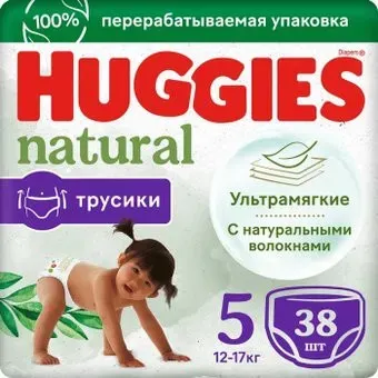 Huggies Natural Mega 5 12-17кг (38 шт)