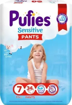 Pufies Sensitive Pants Extra Large+ 7 (34 шт)