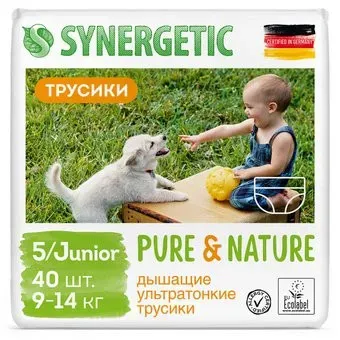 Synergetic Pure&Nature 5 Junior (40 шт)