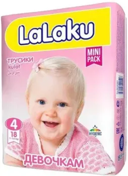 LaLaKu 4 Maxi для девочек (18 шт)
