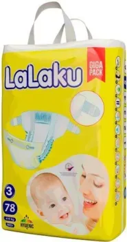 LaLaKu Diapers Giga Pack Midi (78 шт)