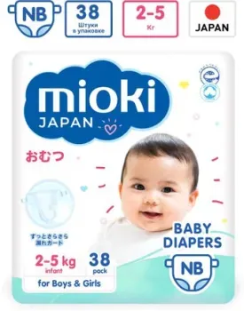 Mioki New Born 2-5 кг (38 шт)
