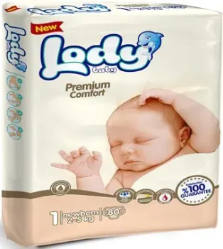 Lody Baby Newborn 2-5 кг Jumbo (80 шт)