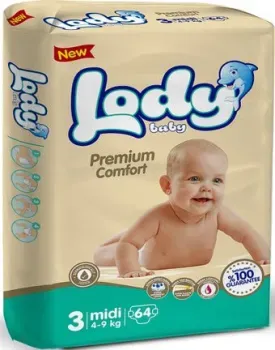 Lody Baby Midi 4-9 кг Jumbo (64 шт)