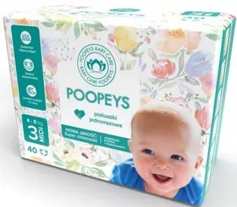 Poopeys 3 Midi 4-9 кг (40 шт)