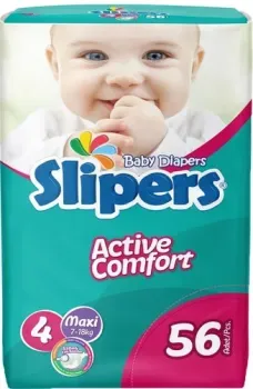 Slipers Active Comfort 4 Maxi (7-18 кг) 56 шт