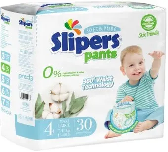 Slipers 4 Maxi L (7-18 кг) 30 шт