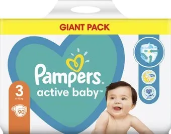Pampers Active Baby Giant Pack S3 6-10 кг (90 шт)