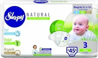 Sleepy Natural 3 Midi 4-9 кг (34 шт)