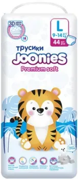 Joonies Premium Soft L 9-14 кг (44 шт)
