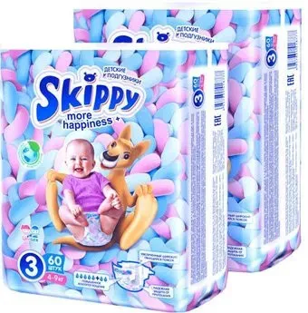Skippy More Happiness Plus 3 (120 шт)