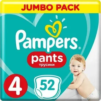 Pampers Pants 4 (52 шт)
