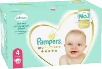 Pampers Premium Care 4 (82 шт)
