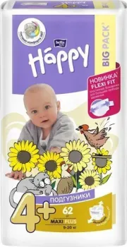Bella Happy Maxi 4 Plus 62 шт.