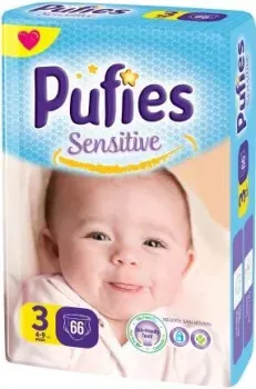 Pufies Sensitive Midi 3 (66 шт)
