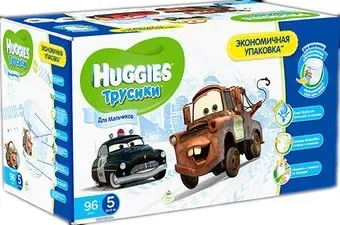 Huggies Трусики-подгузники 5 для мальчиков (96 шт)