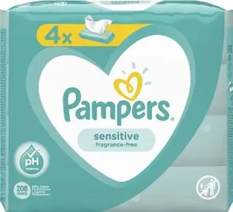 Pampers Sensitive (4x52 шт)
