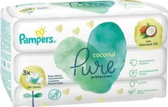 Pampers Coconut Pure (3x42 шт)