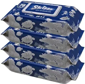 Skippy Premium с клапаном (4x70 шт)