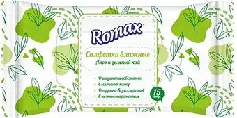 Romax с ароматом Алоэ и зеленый чай (15 шт)
