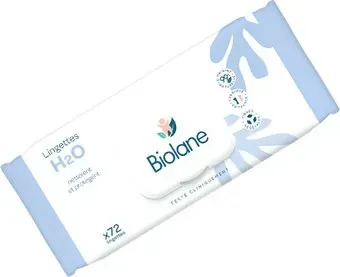 Biolane гигиенические очищающие, увлажняющие для лица, тела и рук (72 шт)