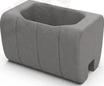 Berkano Y-seat longer DB (серый гранит)