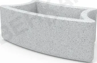 Berkano Smoov Planter Mini Arc 30 DB (белый гранит)