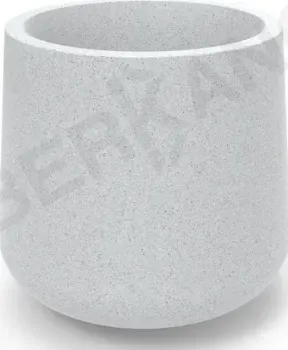 Berkano Grace planter 90 DB (белый гранит)