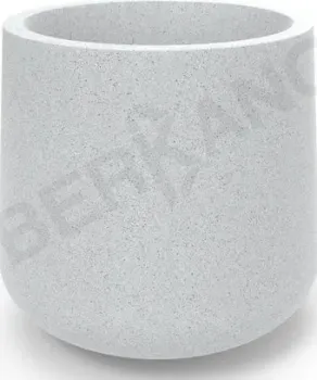 Berkano Grace planter 110 (белый гранит)