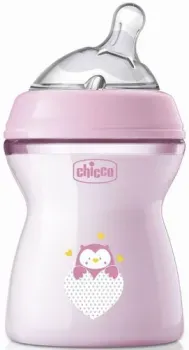 Chicco Nursery Natural Feeling 00081323100000 (250 мл, розовый)