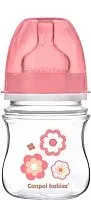 Canpol babies Newborn Baby с широким горлышком 0+ 35/216 (120мл, розовый)