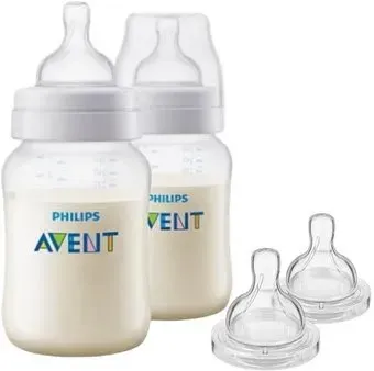 Philips Anti-Colic + Соска Anti-colic 2 шт SCS100/14 (2x260 мл)