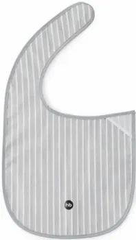 Happy Baby Water-Proof Baby Bib 16009 (grey stripe)