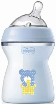 Chicco Nursery Natural Feeling 00081323200000 (250 мл, голубой)
