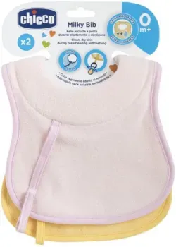 Chicco Milky 00016300100000 (2 шт, розовый/желтый)