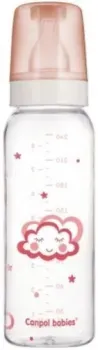 Canpol babies Night Dreams стеклянная 42/101 (240 мл, розовый)