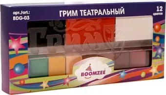 Boomzee BDG-03-02 цветная палитра (12 цв)