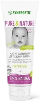 Synergetic Крем детский гипоаллергенный 0+ 75мл