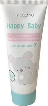 Liv Delano Крем защитный Happy Baby под подгузник с первых дней жизни 75 г