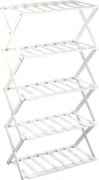 GreenGo 5 полок 50x25x89см напольный открытый (белый)