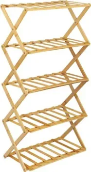 GreenGo 5 полок 50x25x89см напольный открытый