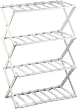 GreenGo 4 полки 50x25x68см напольный открытый (белый)
