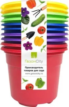 ГазонCity Color 9x6.8 см (разноцветный, 10 шт)