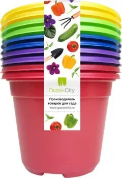 ГазонCity Color 11x8.5 см (разноцветный, 10 шт)