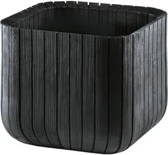 Keter Cube Planter M 230227 (антрацит)